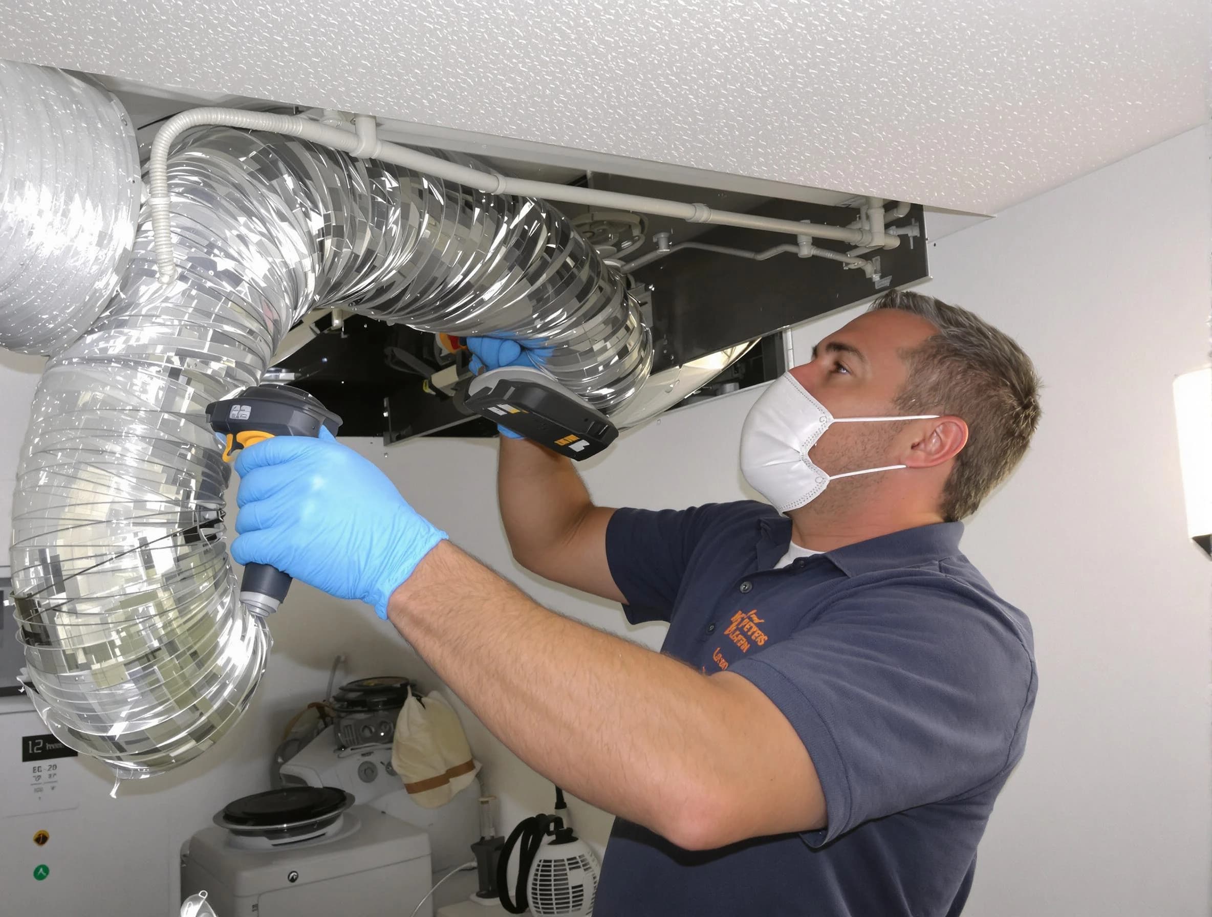 Mountain Green Dryer Vent Cleaning professional performing thorough residential dryer vent cleaning in Mountain Green