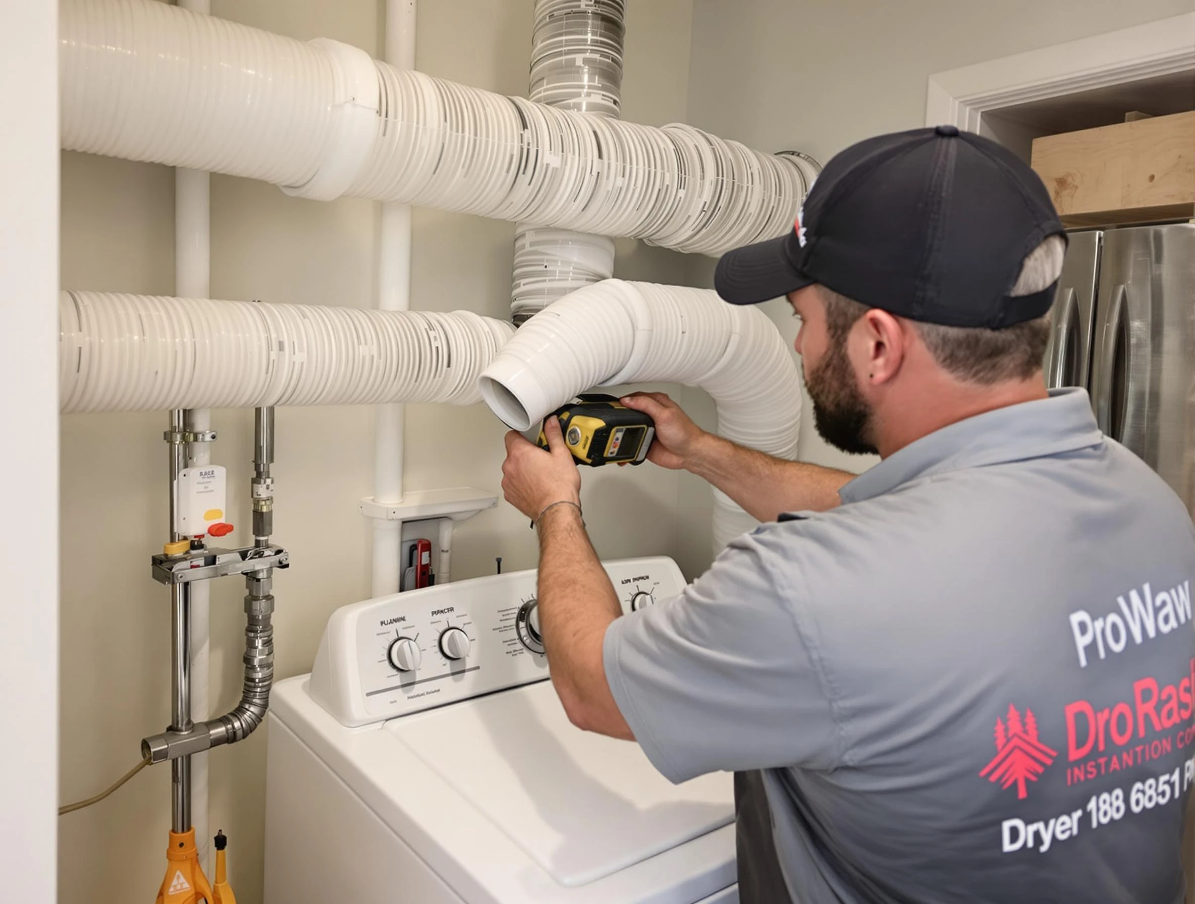 Professional dryer vent hose installation by Mountain Green Dryer Vent Cleaning in Mountain Green